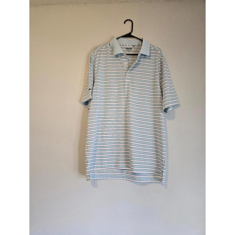 Ping Striped Golf Polo (L)